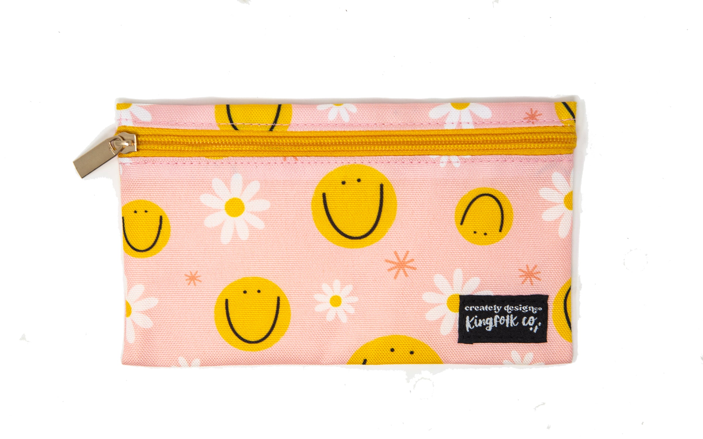 All Smiles Pencil Pouch Kingfolk Co Wholesale all-smiles-pencil-pouch-kingfolk-co-wholesale