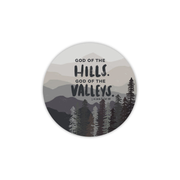 Valley Signs Sticker Hills and Valleys Vinyl Sticker – Kingfolk Co Wholesale